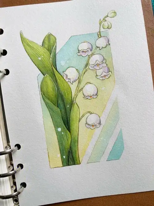 勿商用颜料:荷尔拜因纸:宝虹细纹笔:笔意轩毛笔#水彩画教程  #水彩