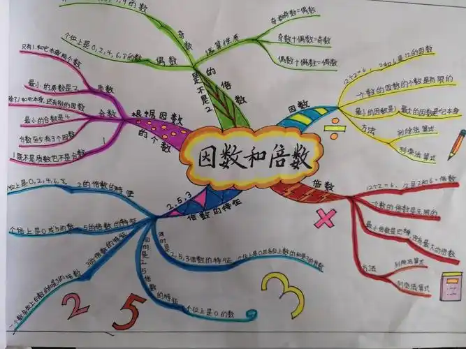 姚店子小学五年级思维导图