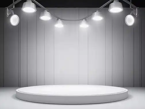 c4d简约风立体几何电商展台c4d背景白色舞台灯光效果