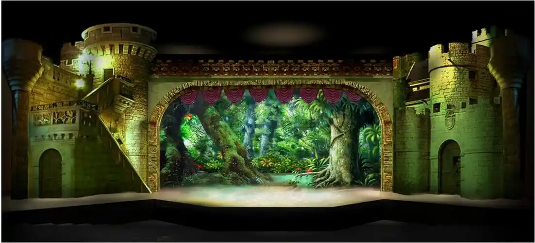 成都欢乐谷儿童剧场舞台舞美设计