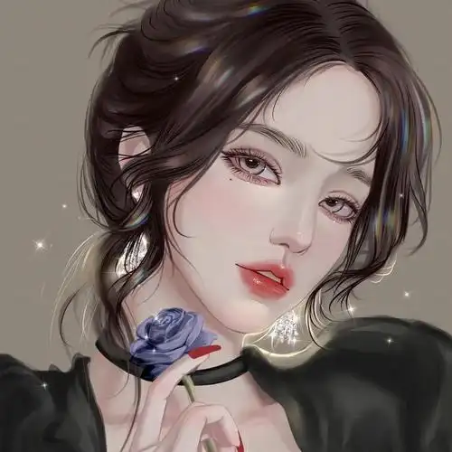 女生头像手绘ins风