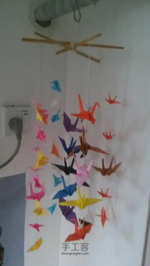 完整教程纸鹤风铃