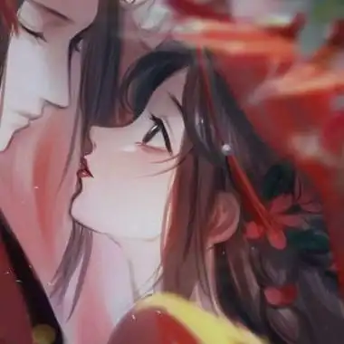 深情对视嫁衣古风动漫情头情侣头像美头