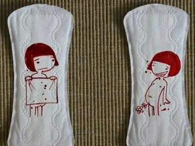 卫生巾怎么用?真人真图演示版