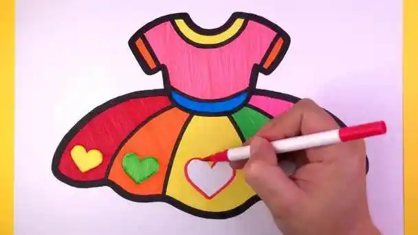 公主裙简笔画 公主裙简笔画简单又漂亮图片