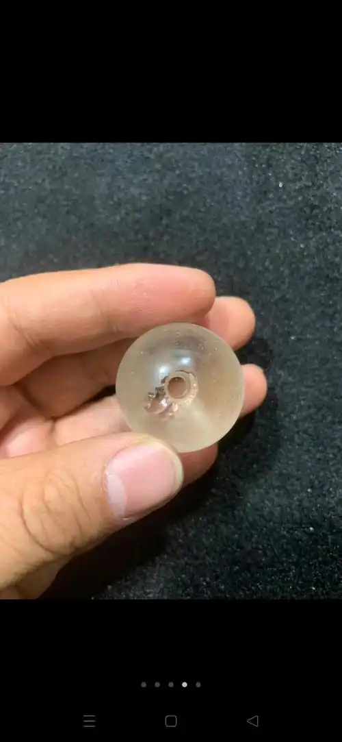 清代五品官水晶帽顶珠