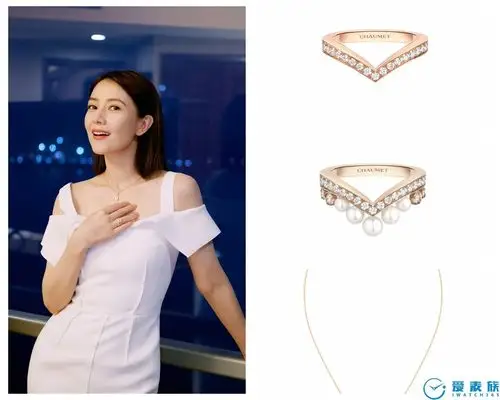 chaumet风雅代言人高圆圆及宝藏女孩李宛妲携手chaumet珠宝作品尽绽