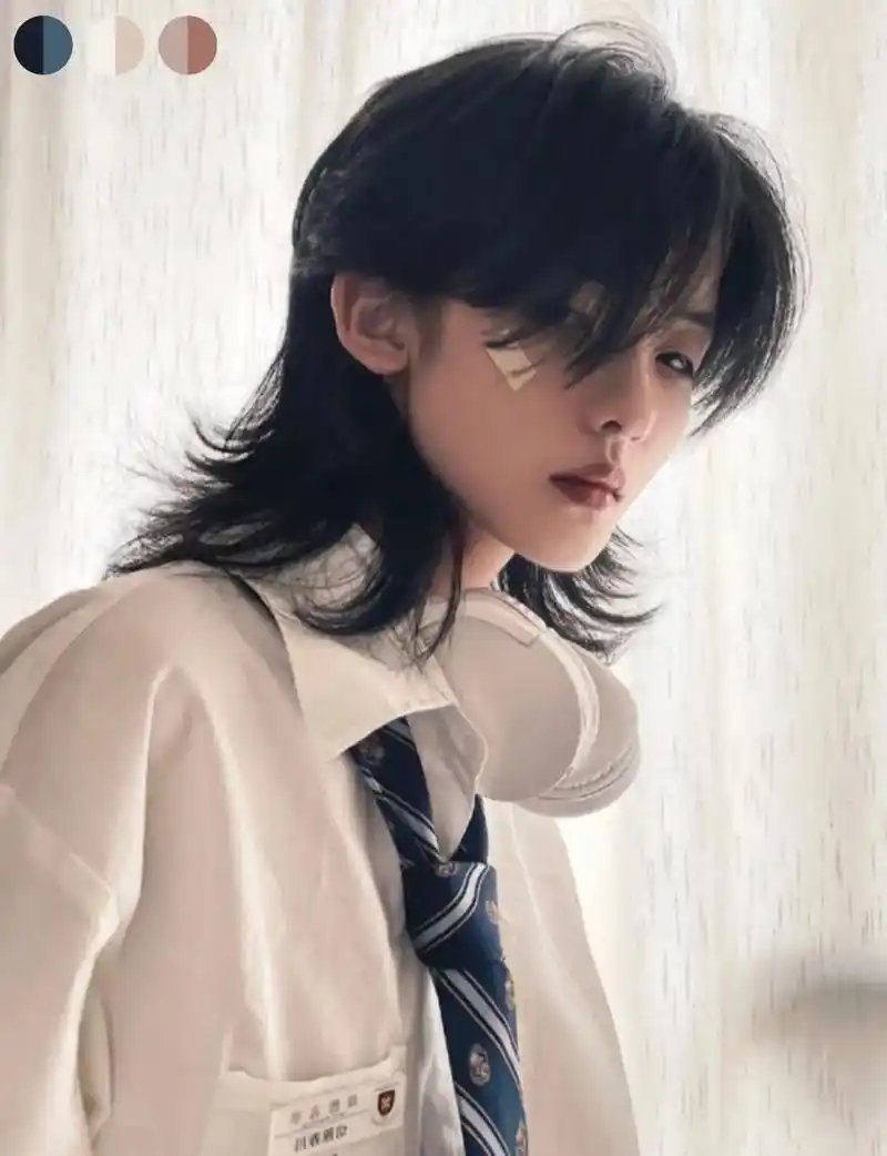 这才是狼尾发型该有的样子吧