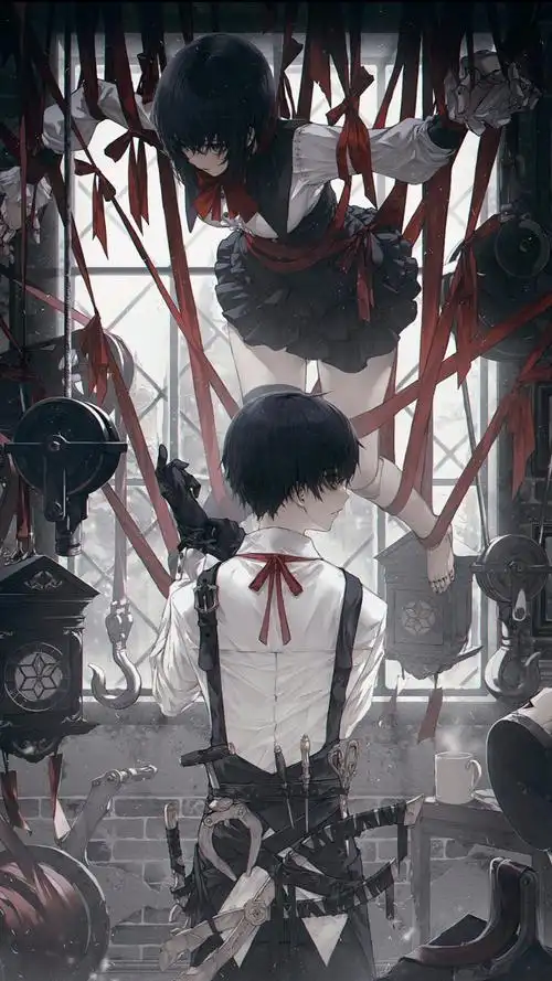 哥特风二次元壁纸