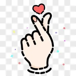 可爱猫爪比心表情包素材pngpsd手绘手势比心免抠元素pngpsdxlsepsai