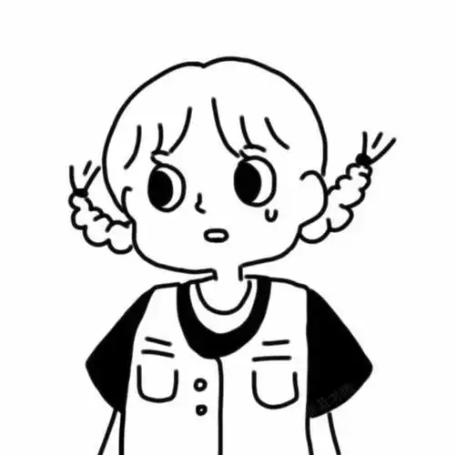 白底头像大全情侣头像卡通可爱简单 干净白底简笔画小人头像情侣一每