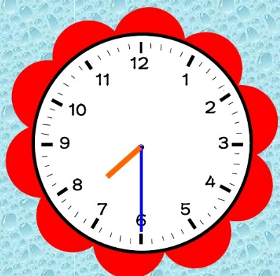 没错就是,7:30分!