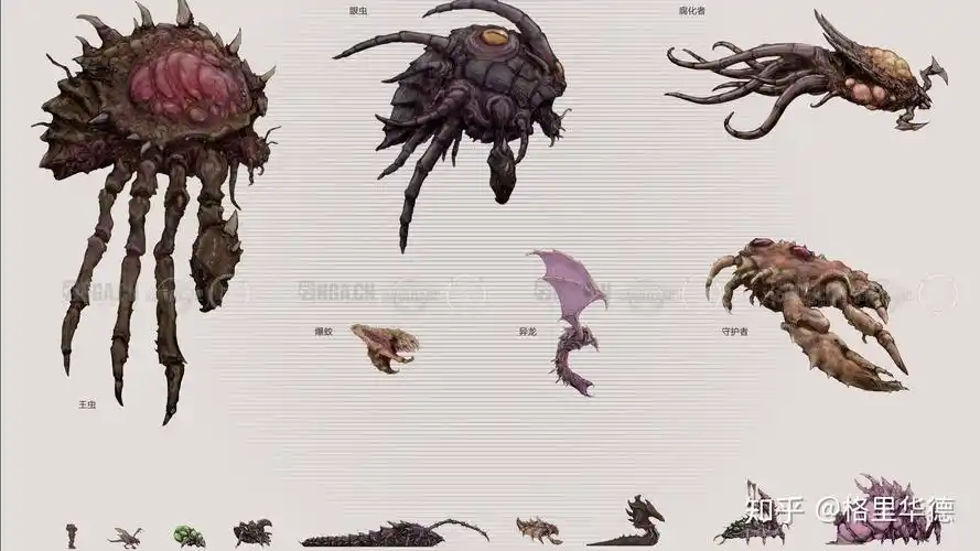 星际争霸中虫族各空中单位都有多大? - 知乎