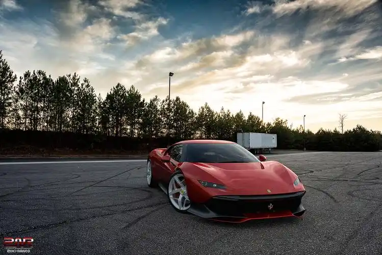 喜欢你单手开ferrarisp38的样子法拉利极致酷炫跑车