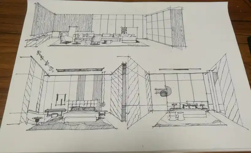 一个展厅的手绘,加一些自己平时的练习,相互交流学习
