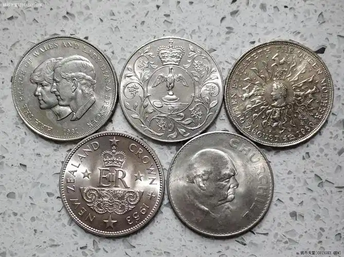 钱币天堂·交易区详情·英联邦国家克朗币5枚