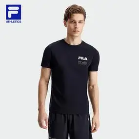 fila斐乐官方正品男子短袖衫t恤夏新款基础简约圆领运动针织上衣