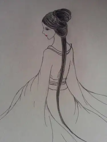 惊鸿一瞥的古代女子 - 简书