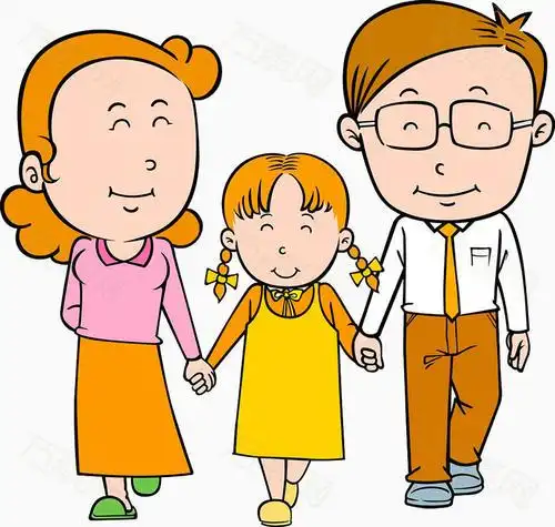 幸福的一家人简笔画画法一家三口一家三口旅游简笔画一家五口简笔画