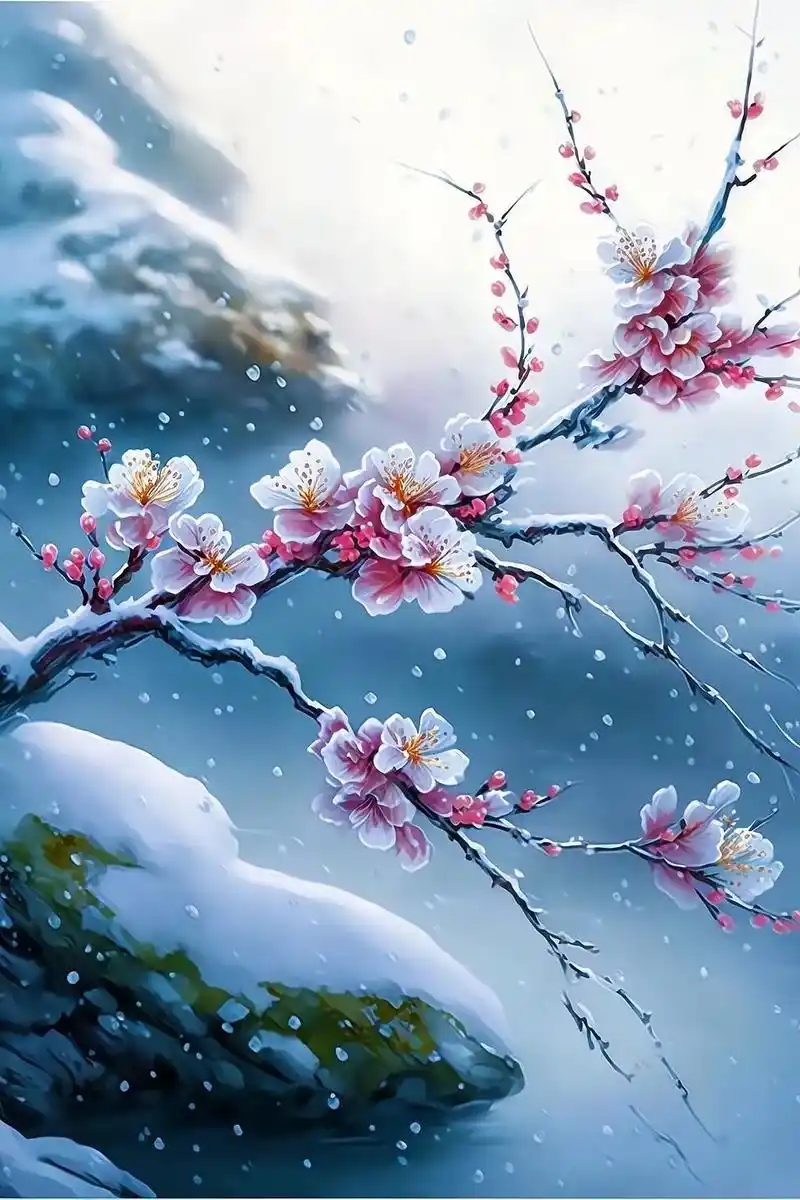 高清壁纸.#梅花香自苦寒来 #静谧时光 - 抖音