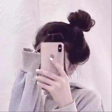 丸子头头像小清新自然