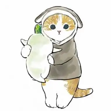 卡通可爱手绘小猫多人头像卡通动漫头像