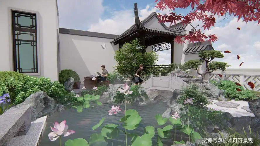 杭州庭院设计:虽在尘世却隐于世外,细数中式庭院里的潋滟芳华