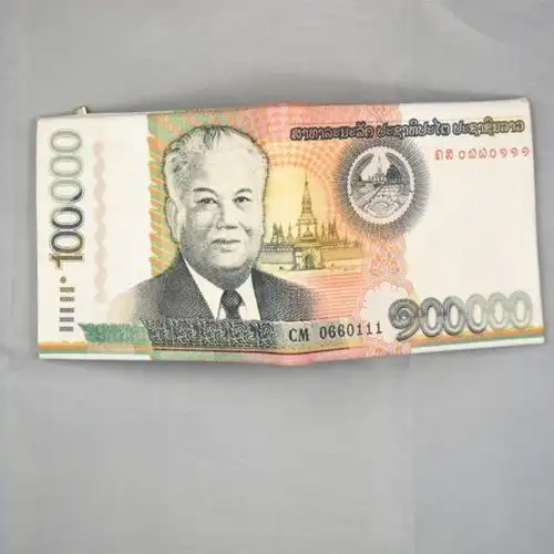 creative short print, national money pattern, pu