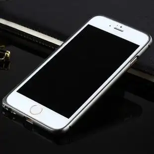 iphone金属手机菱形边框苹果铝合金保护框薄纯色防护边框一件代发