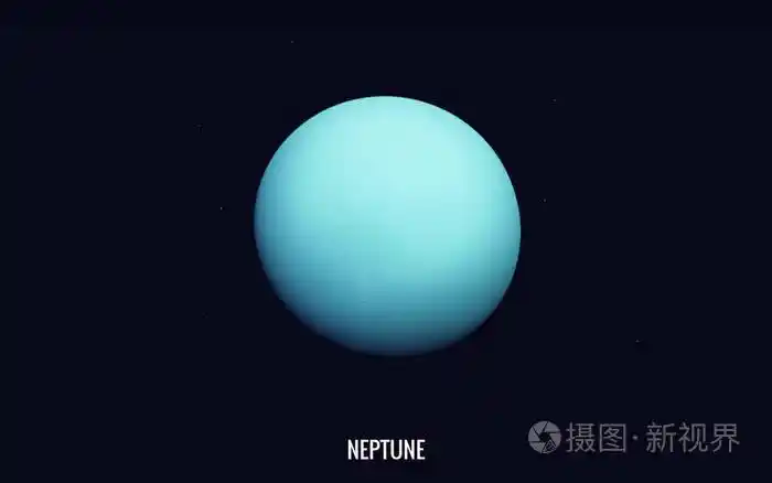 海王星这幅图像由美国国家航空航天局提供的元素