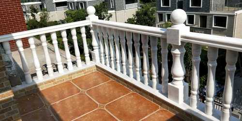 汉白玉高档广西白栏杆扶手桥栏杆天然石材万峰精工大理石万峰石材