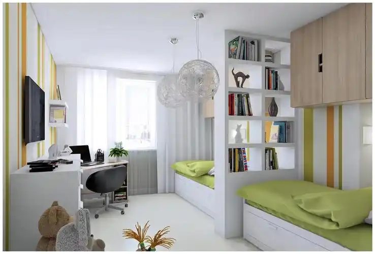 打一个柜子2边掏空做床,1房当2房用!