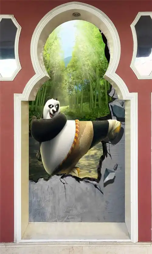 让你身临其境的3d立体画是怎样画的