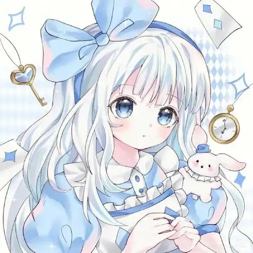 爱丽丝九人闺蜜头像禁止盗用礼貌拿图