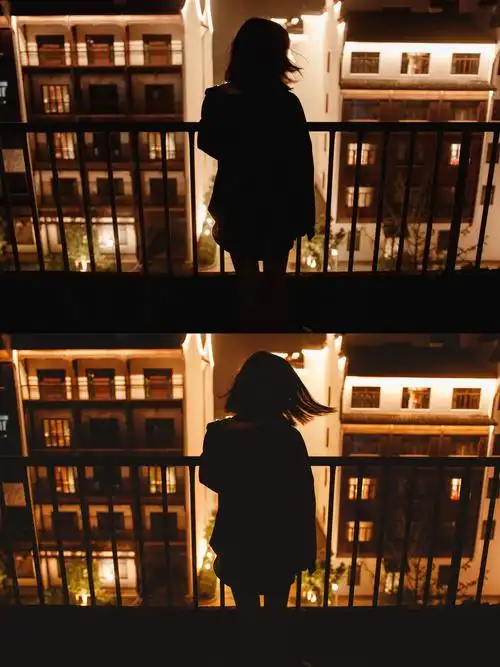 夜晚乌镇镇天台随拍