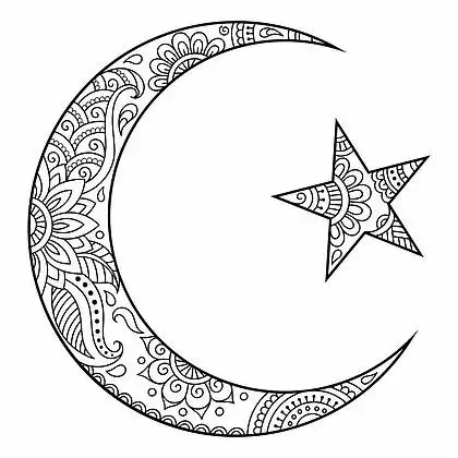 制作和纹身的装饰 i>标 /i> i>志 /i>. i> i>东 /i> /i>部穆斯林符号