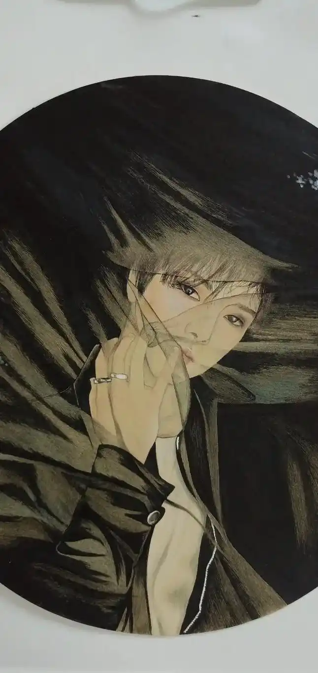 原创 #绘画 #画画使我快乐  彩铅手绘 华晨宇 - 抖音