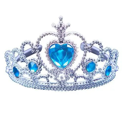 儿童冰雪奇缘魔法棒套装公主项链发饰宝宝礼物首饰收纳盒皇冠发夹_不