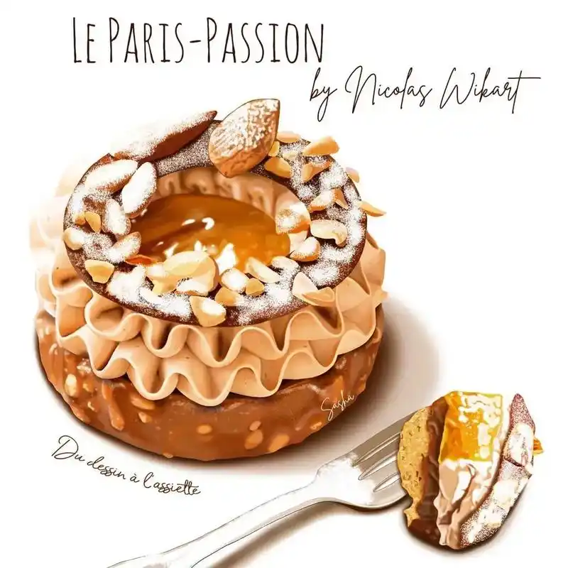 法式甜点手绘图,不看你会后悔的.高级感直接拉满,每张图都好喜 - 抖音