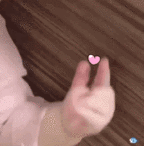 小手比心 gif_gif_比心_小手表情