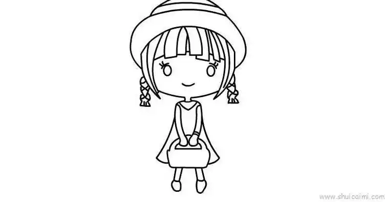 人物少女儿童画怎么画 人物少女简笔画画法