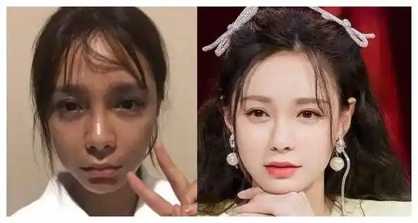 "素颜无人识"的6位女星,带妆个个貌美如花,卸妆:大姐你是谁_柳岩