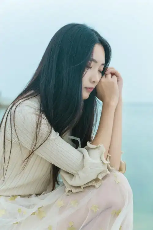 巢湖湖边/海边人像唯美少女