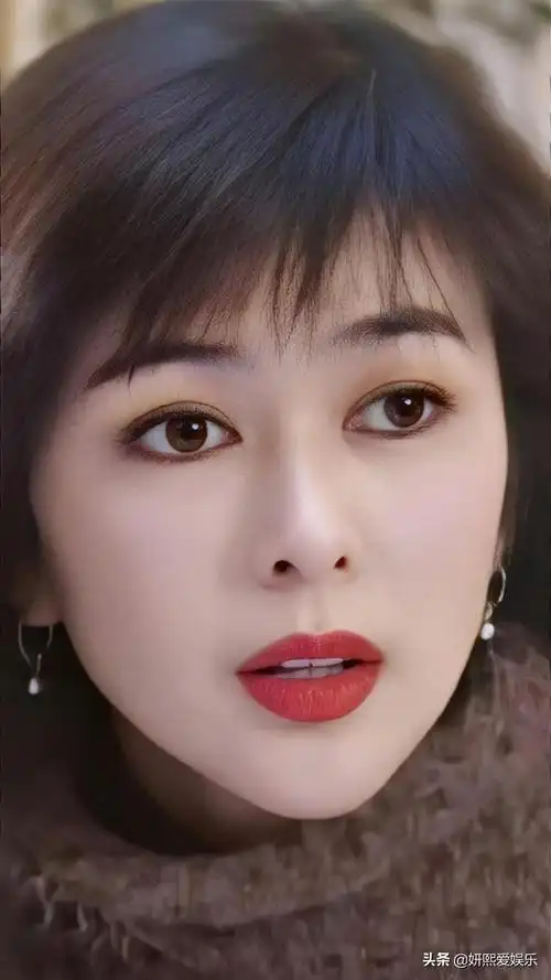 年轻时的关之琳五官精致妩媚多姿不愧是香港第一美女