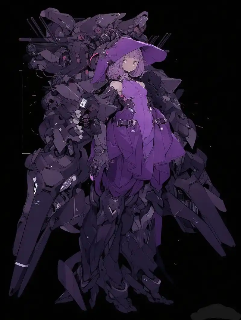 动漫# #插画# #机甲