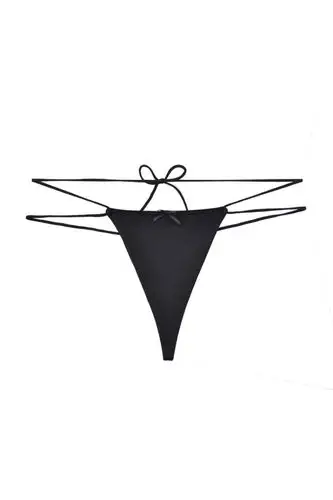 j女士系带丁字裤女大小调节细绳性感打底内裤情趣露臀骚t字裤l813