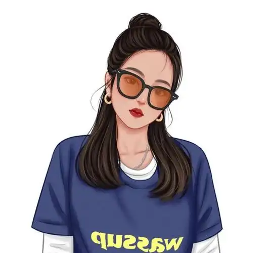 头像卡通图片女生,简约小清新头像