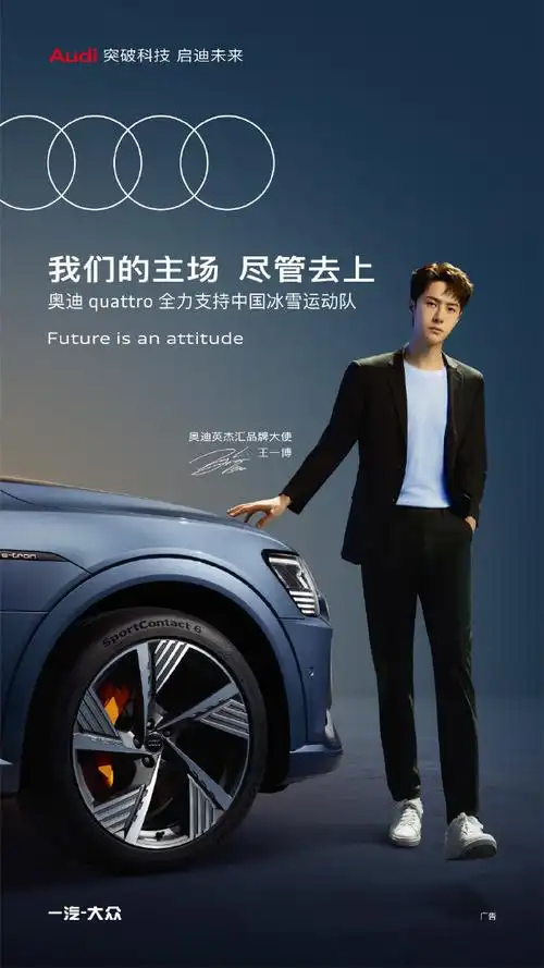 奥迪英杰汇品牌大使王一博