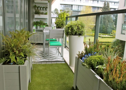 阳台小花园设计实景图足不出户享受花园美景