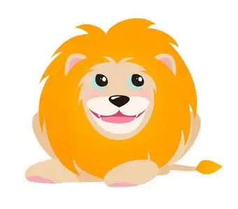 可爱的狮子孤独图片